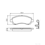 BOSCH Brake Pad Set (0986424770)