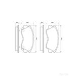 BOSCH Brake Pad Set (0986460978)
