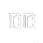 BOSCH Brake Pad Set (0986460997)