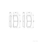BOSCH Brake Pad Set (0986461145)
