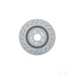 Bosch Vented Brake Disc - Drilled (0986479D09) Fits: Mercedes