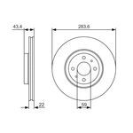 Bosch Brake Discs - 0986479S01