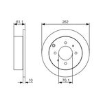 Bosch Brake Discs - 0986479S68