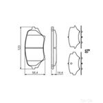 BOSCH Brake Pad Set (0986494322)