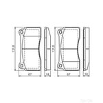 BOSCH Brake Pad Set (0986494353)