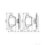 Bosch Brake Pad Set - 0986494492