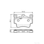 BOSCH Brake Pad Set (0986494567)