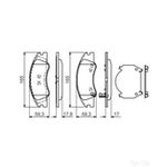 BOSCH Brake Pad Set (0986494577)