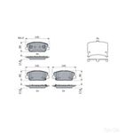 Bosch Brake Pad Set (BP1666)