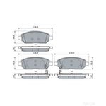 BOSCH Brake Pad Set (BP2359)