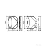 BOSCH Brake Pad Set (0986495137)