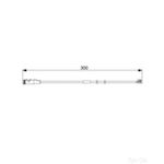 Bosch Wear Sensor Front Brake Pad (AP826) - 1987473033