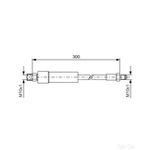 Bosch Brake Hose - 1987476074
