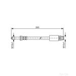 Bosch Brake Hose - 1987476359