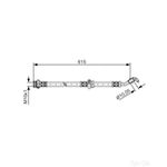 Bosch Brake Hose - 1987476362