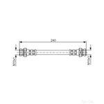 Bosch Brake Hose - 1987476395