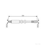 Bosch Brake Hose - 1987476418