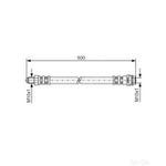 Bosch Brake Hose - 1987476453