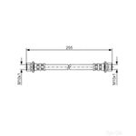 Bosch Brake Hose - 1987476457