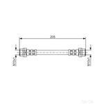 Bosch Brake Hose - 1987476477