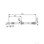 Bosch Brake Hose - 1987476780