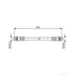 Bosch Brake Hose - 1987476914