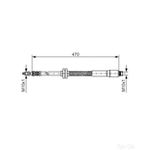 Bosch Brake Hose - 1987476951
