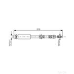 Bosch Brake Hose - 1987476993