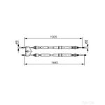 Bosch Brake Cable Bc589 - 1987477732