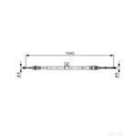 BOSCH Brake Cable (1987477992)