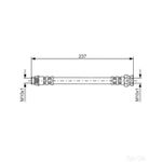Bosch Brake Hose - 1987481052