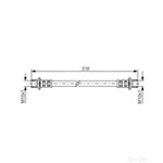 Bosch Brake Hose - 1987481062