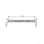 Bosch Brake Hose - 1987481280