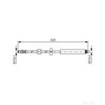 Bosch Brake Hose - 1987481436