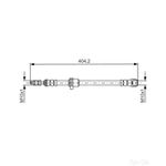 Bosch Brake Hose - 1987481679
