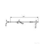 Bosch Handbrake Cable Bc1082 - 1987482188