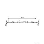 Bosch Brake Cable Bc2242 - 1987482242