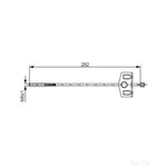 Bosch Brake Cable Bc1221 - 1987482337