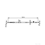 Bosch Brake Cable Bc2502 - 1987482502