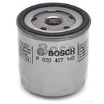 BOSCH Oil Filter F026407143 (P 7143) - Fits Audi, Seat, Skoda, VW