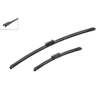 Bosch AeroTwin Flat Windscreen Wiper Blade Set 600/350mm (A745S)