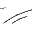 Bosch AeroTwin Flat Windscreen Wiper Blade Set 650/340mm (A354S)