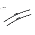 BOSCH AeroTwin Flat Windscreen Wiper Set 600/550mm A425S