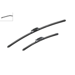 BOSCH AeroTwin Flat Windscreen Wiper Set 650/400mm A423S