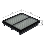 BOSCH Air Filter Insert (F026400667) Fits: Mazda