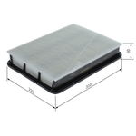 BOSCH Air Filter Insert (F026400819) Fits: Toyota