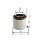 BOSCH Air Filter Insert (F026400853)