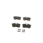 Bosch Brake Pad Set With Anti Squeak Plate (986494011) Fits: Ford