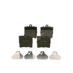 Bosch Brake Pad Set With Anti Squeak Plate (986494016)