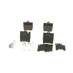 Bosch Brake Pad Set With Anti Squeak Plate (986494022) Fits: Mercedes-Benz